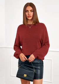 PRETTYGARDEN Women's Fall Oversized Sweaters Dressy Casual Long Sleeve Chunky Knit Winter Pullover Tops Holiday Outfits PRETTYGARDEN