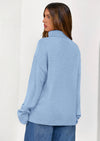 PRETTYGARDEN Womens Turtleneck Long Sleeve Sweater Fall Trendy Loose Fit Casual Tops Chunky Knit Pullover Sweaters