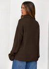 PRETTYGARDEN Womens Turtleneck Long Sleeve Sweater Fall Trendy Loose Fit Casual Tops Chunky Knit Pullover Sweaters