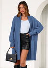 PRETTYGARDEN Women's Open Front Cardigan Long Sleeve Cozy Knit Sweaters Winter Fall Clothes Outerwear Coats