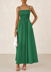 PRETTYGARDEN  Beach Casual Spaghetti Strap Maxi Dresses