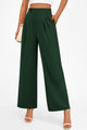 Wide Leg High Waisted Business Casual Work Pants