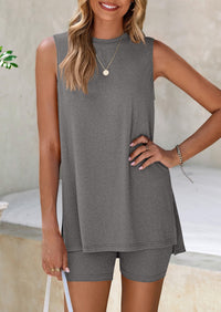 Lounge Shorts Loungewear Outfits 2 Piece Sets