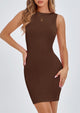 Sleeveless Bodycon Casual Mini Dress