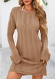 Crochet Knit Hollow Out Beach Vacation Cover Ups Dress