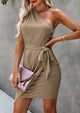 One Shoulder Sexy Bodycon Party Dress