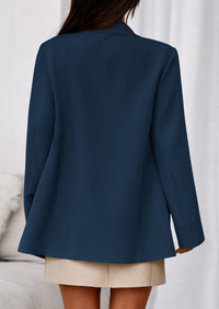 PRETTYGARDEN Fall Blazers for Women Business Casual Long Sleeve Lapel Pockets Dressy Suit Jackets Work Office Clothes PRETTYGARDEN