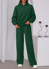 PRETTYGARDEN Womens Sweatsuits 2 Piece Set Casual Winter Long Sleeve Hoodie Loose Wide Leg Sweatpants Fall Tracksuit
