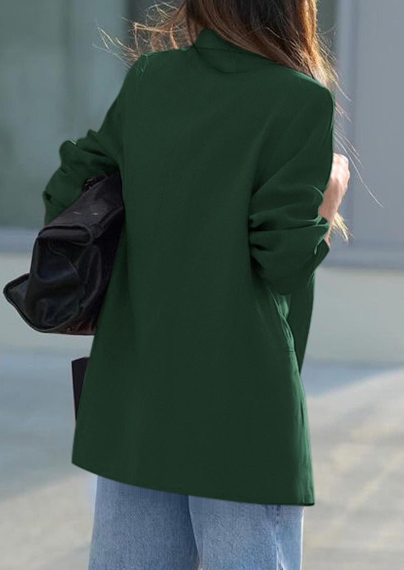 PRETTYGARDEN Fall Blazers for Women Business Casual Long Sleeve Lapel Pockets Dressy Suit Jackets Work Office Clothes