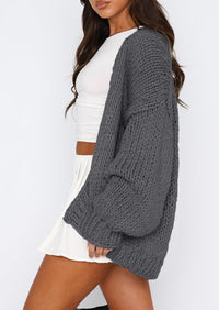 PRETTYGARDEN Cardigan Sweaters for Women Trendy Fall Fashion Long Sleeve Chunky Knit Cardigans Winter Clothing Outfits