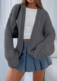 PRETTYGARDEN Cardigan Sweaters for Women Trendy Fall Fashion Long Sleeve Chunky Knit Cardigans Winter Clothing Outfits