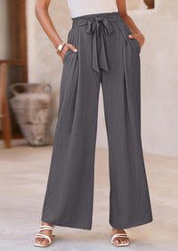 Wide Leg High Waisted Loose Pants