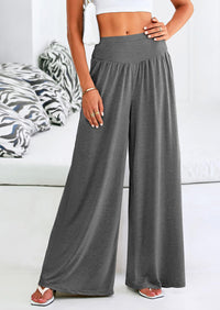 High-Waisted Flowy Palazzo Pant With Pockets