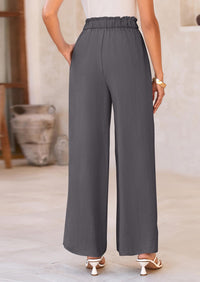 Wide Leg High Waisted Loose Pants