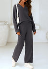 PRETTYGARDEN Lounge Sets for Women Two Piece Sweaters Pajama Set Fall Fashion Loungewear Outfits Matching Winter Clothes