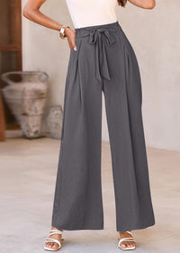 Wide Leg High Waisted Loose Pants