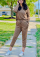 Black Two Pieces Oversized Fall Tracksuit