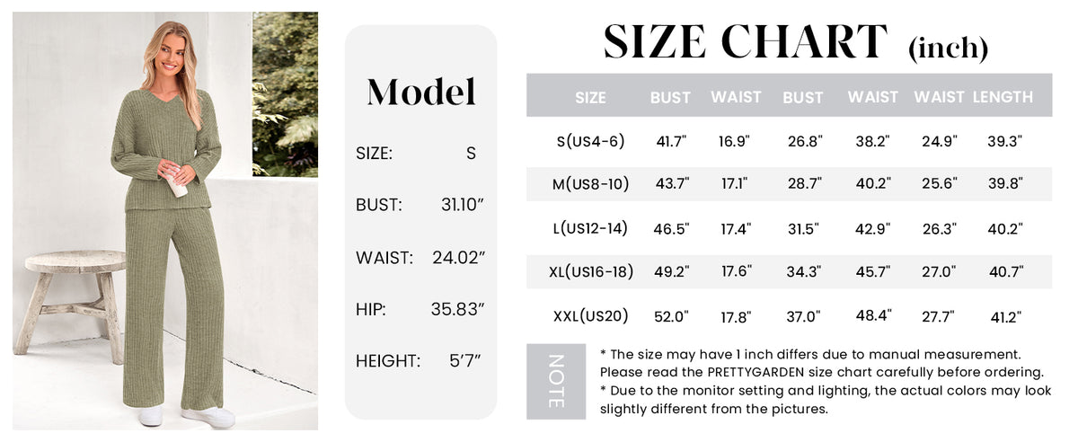 Knitted Long Sleeved V-Neck Pullover, Wide Leg Long Pants Two-Piece Set