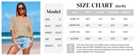 Short Sleeved Casual V-Neck Knitted Small Eye Shirt