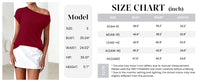 Off The Shoulder Casual Short Sleeve Tunic Lightweight Knit Sweaters