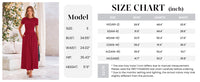 Casual Short Sleeve Ruched Patchwork A Line Pleated Swing Maxi Dresses with Pockets