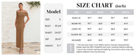 Off The Shoulder Elegant Bodycon Formal Cocktail Party Evening Maxi Dresses