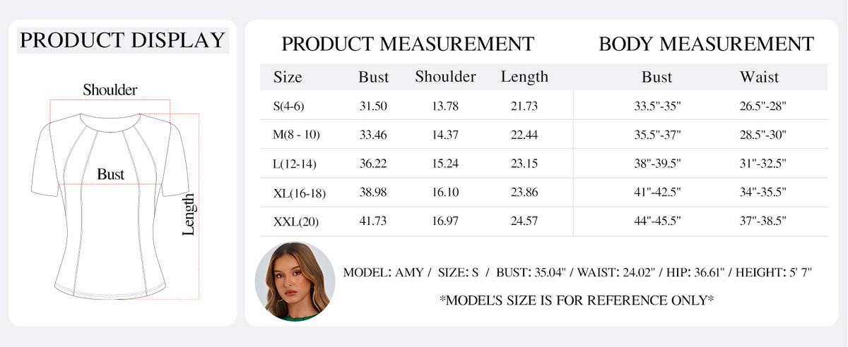 Short Sleeved Casual Round Neck Slim Fit T-Shirt