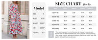 PRETTYGARDEN Women's Fall Boho Maxi Dresses Floral Long Sleeve V Neck Flowy Elegant Wedding Guest Dress Vacation Outfits