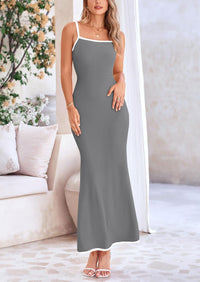 Bodycon Spaghetti Strap Wear Sleeveless Beach Maxi Dresses