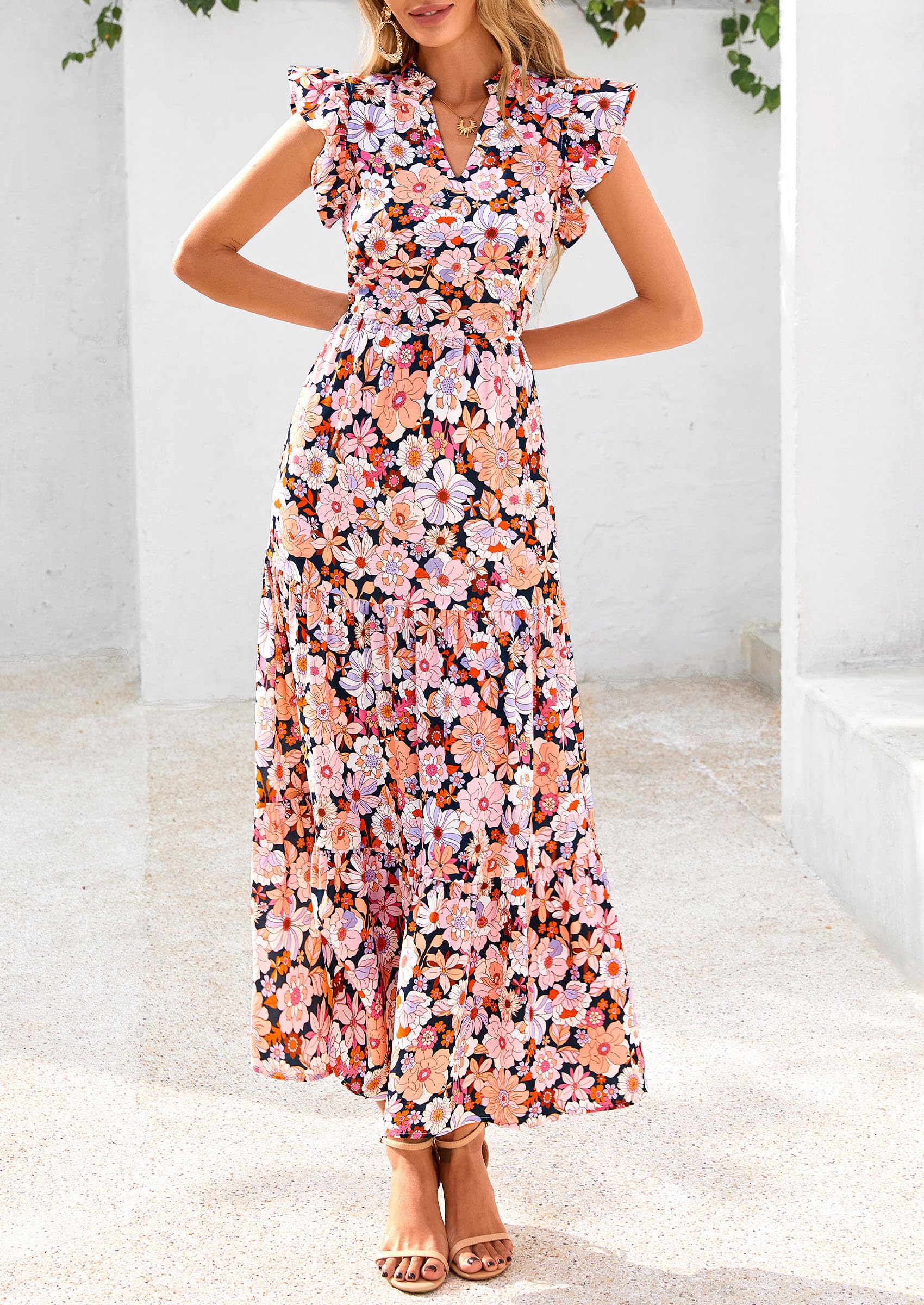 PRETTYGARDEN Bohemian Leisure Beach Vacation Dresses