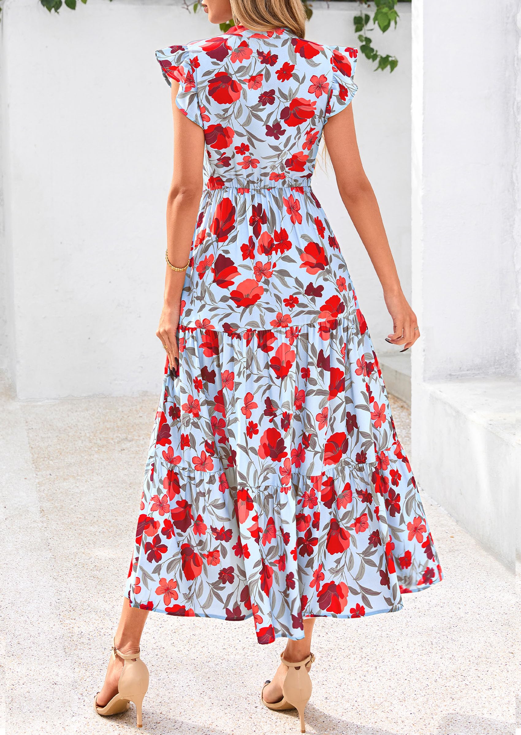 PRETTYGARDEN Bohemian Leisure Beach Vacation Dresses