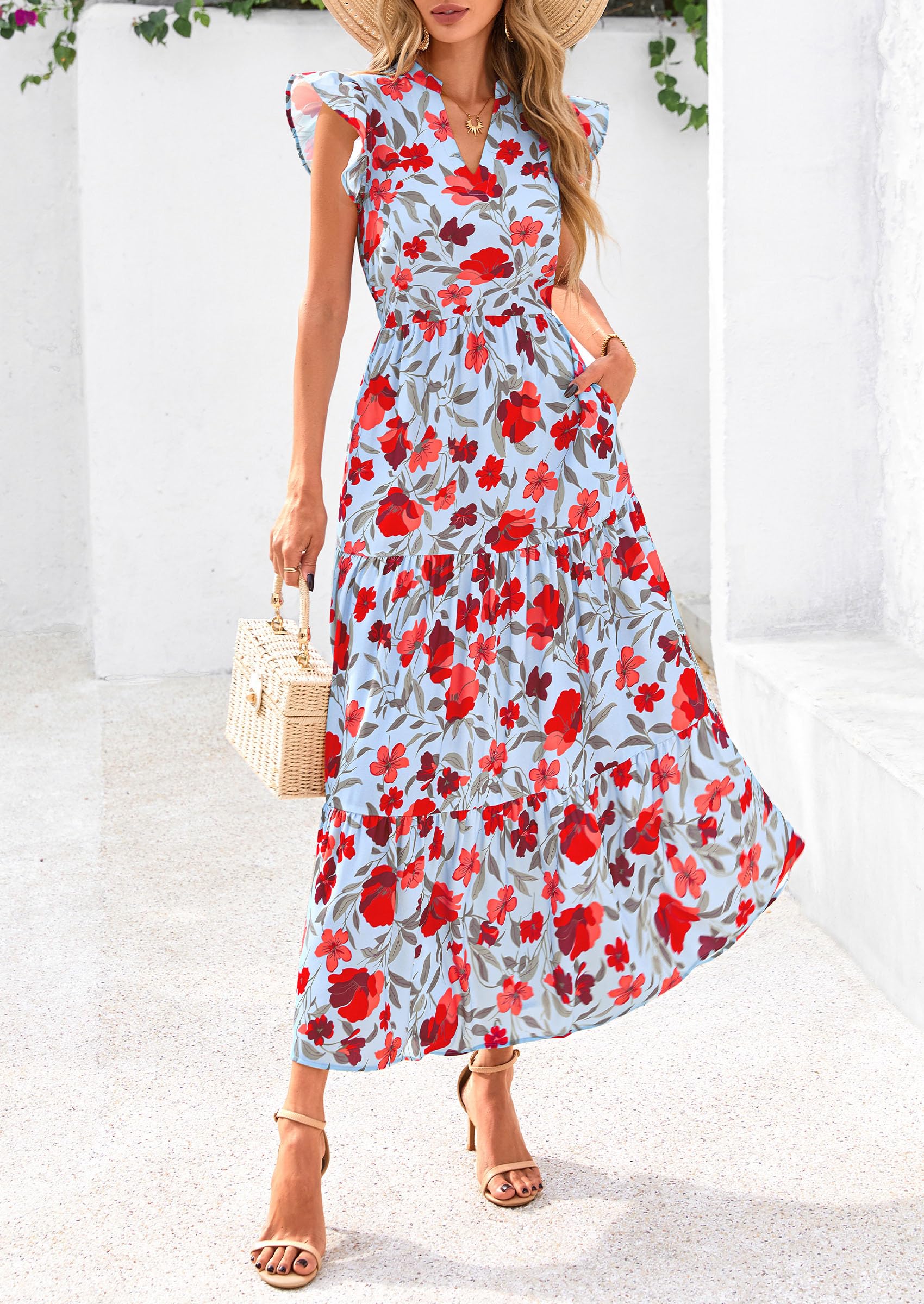 PRETTYGARDEN Bohemian Leisure Beach Vacation Dresses
