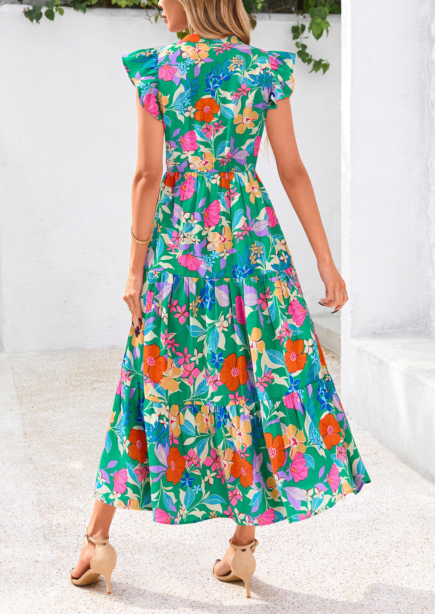 PRETTYGARDEN Bohemian Leisure Beach Vacation Dresses
