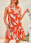 PRETTYGARDEN Women's Summer Boho Floral Mini Dress Sleeveless Backless Short Wedding Guest Beach Vacation Sundresses