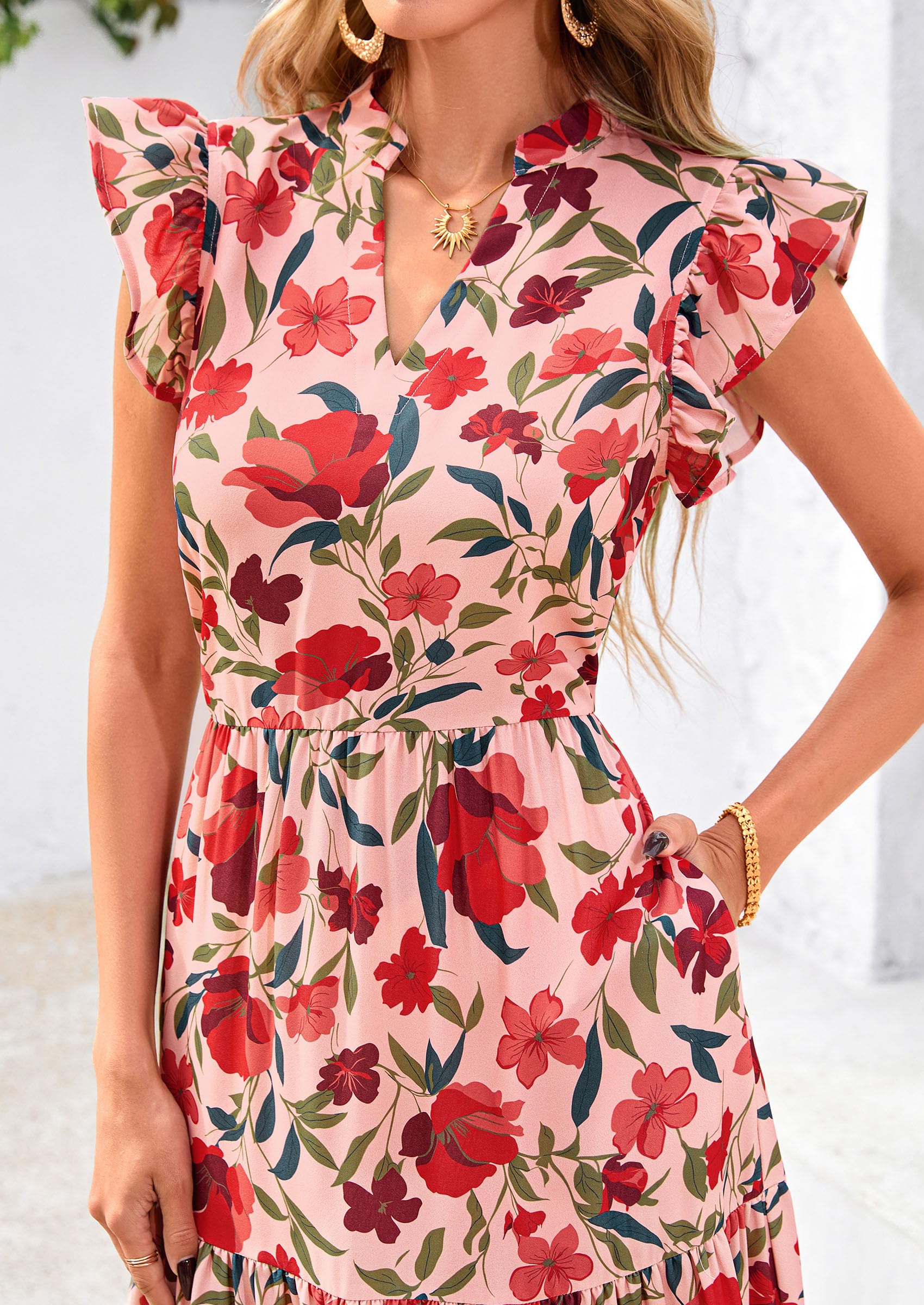 PRETTYGARDEN Bohemian Leisure Beach Vacation Dresses