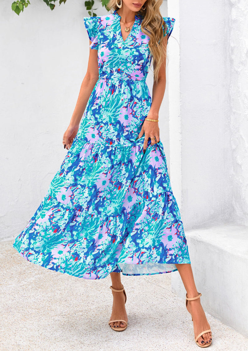 PRETTYGARDEN Bohemian Leisure Beach Vacation Dresses