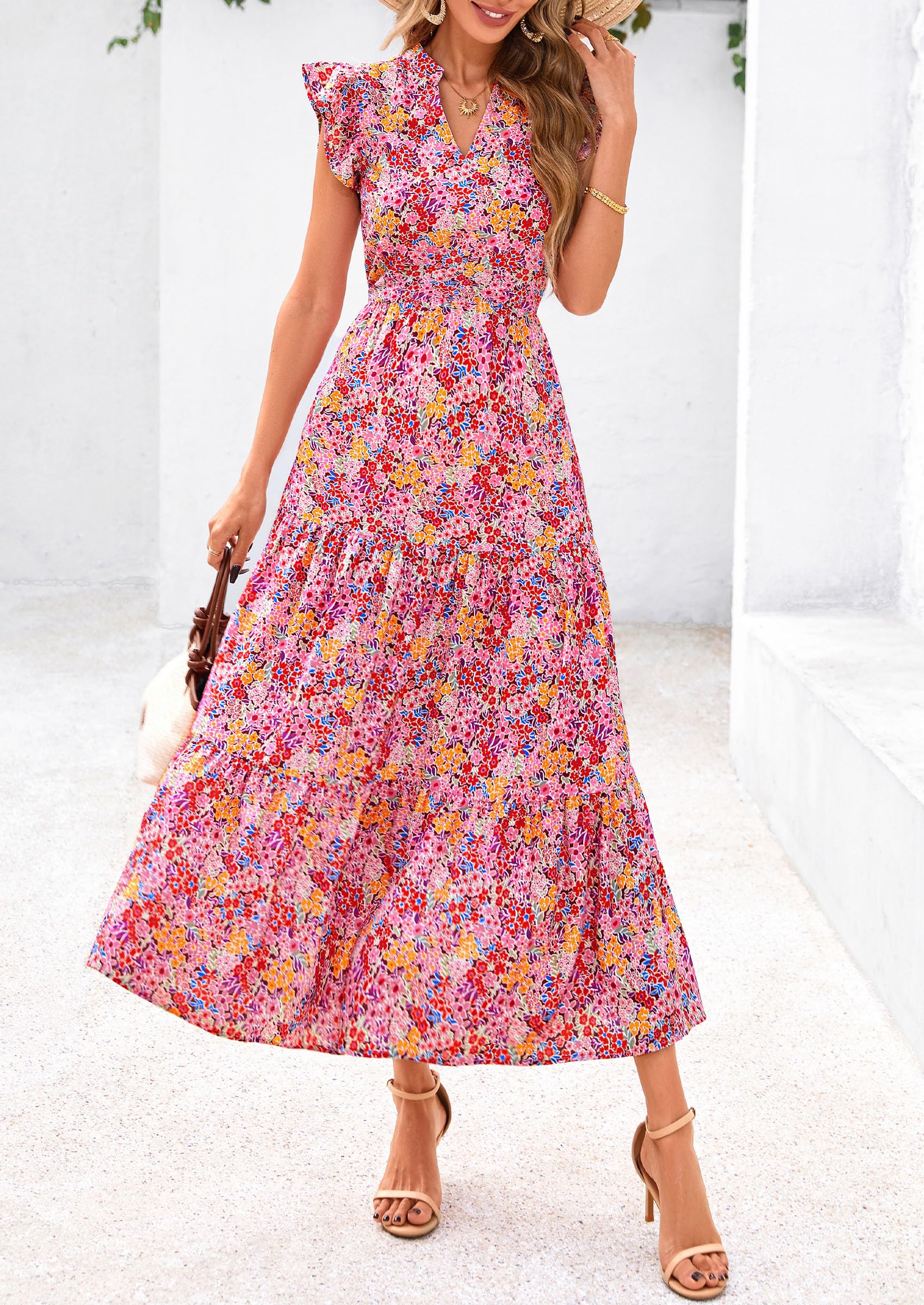 PRETTYGARDEN Bohemian Leisure Beach Vacation Dresses