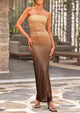Summer Strapless Maxi Bodycon Dresses