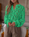 PRETTYGARDEN Women's Dressy Casual Lace Blouse Long Sleeve Button Up Shirts Tops Spring Fall Fashion Clothes