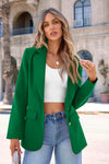 Business Casual Long Sleeve Notch Lapel Trendy Blazers