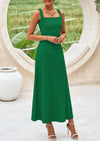 PRETTYGARDEN Skirt Sets Women 2 Piece Outfits Summer Casual Knit Tank Tops Flowy Midi Skirts Matching Vacation Clothes