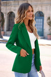 Business Casual Long Sleeve Notch Lapel Trendy Blazers