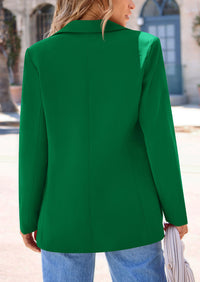 Business Casual Long Sleeve Notch Lapel Trendy Blazers
