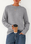 PRETTYGARDEN Womens Sweaters Fall Fashion Casual Crewneck Pullover Button Long Sleeve Cute Knit Tops Winter Clothes