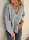 PRETTYGARDEN Cardigan Sweaters for Women Trendy Fall Long Sleeve Button Down Oversized Chunky Knit Sweater Outerwear