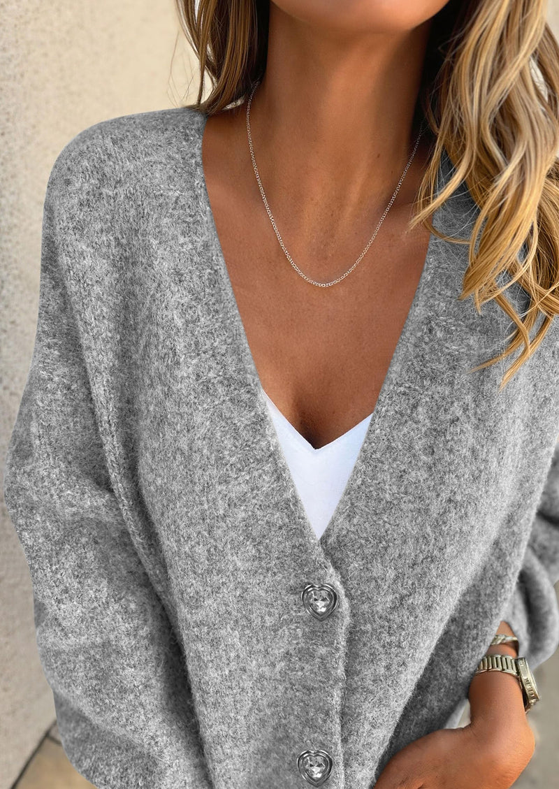 PRETTYGARDEN Cardigan Sweaters for Women Trendy Fall Long Sleeve Button Down Oversized Chunky Knit Sweater Outerwear