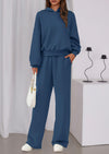 PRETTYGARDEN Womens Sweatsuits 2 Piece Set Casual Winter Long Sleeve Hoodie Loose Wide Leg Sweatpants Fall Tracksuit