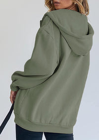 Long Sleeve Zip Up Y2K Hoodies With Pockets