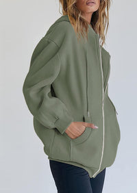 Long Sleeve Zip Up Y2K Hoodies With Pockets