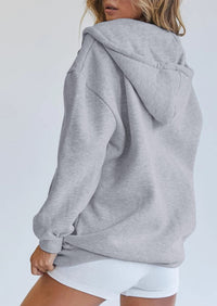 Long Sleeve Zip Up Y2K Hoodies With Pockets